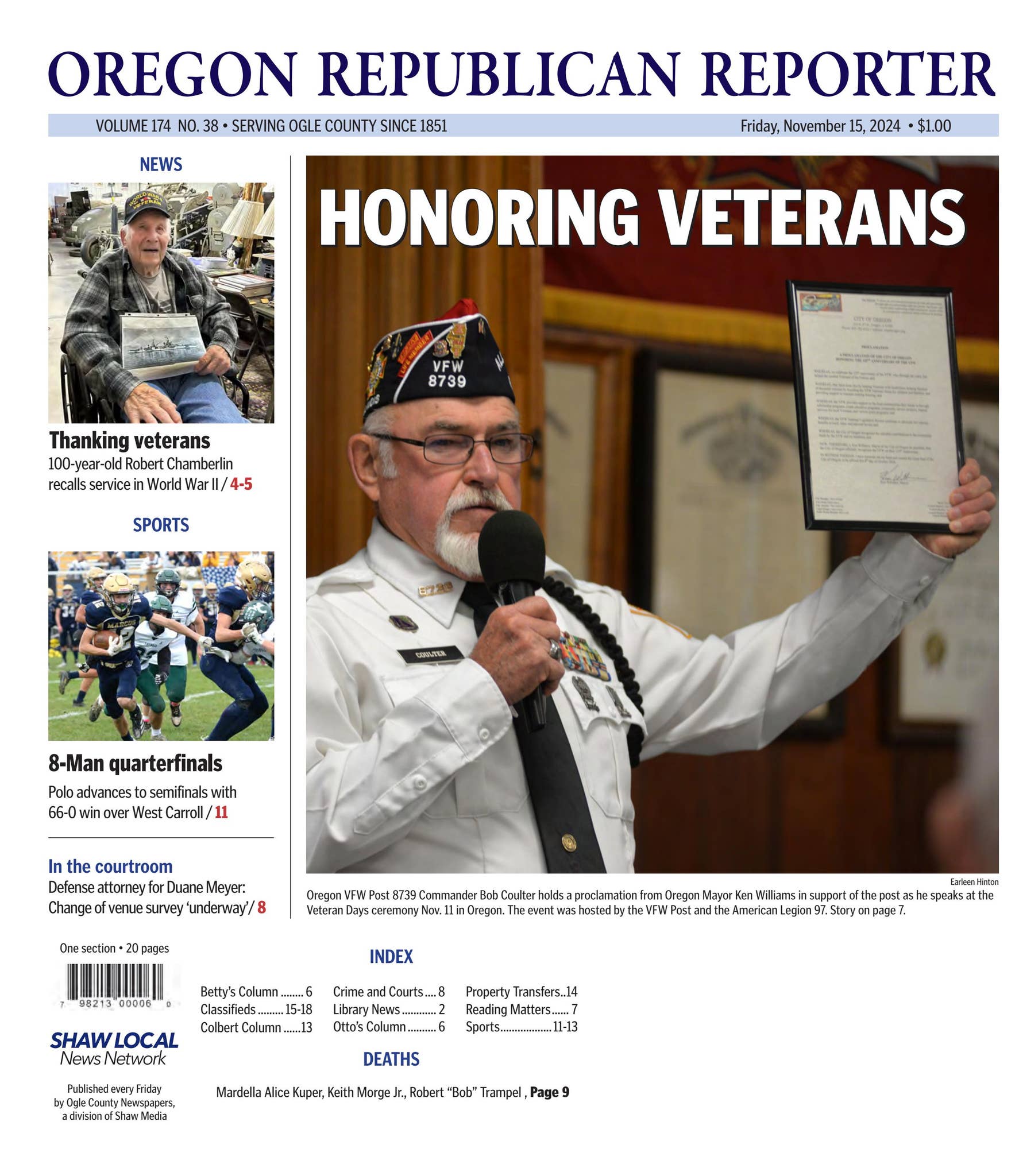 Republican Reporters Oregon_Republican_Reporter-11-15-2024 by Shaw Media - Issuu