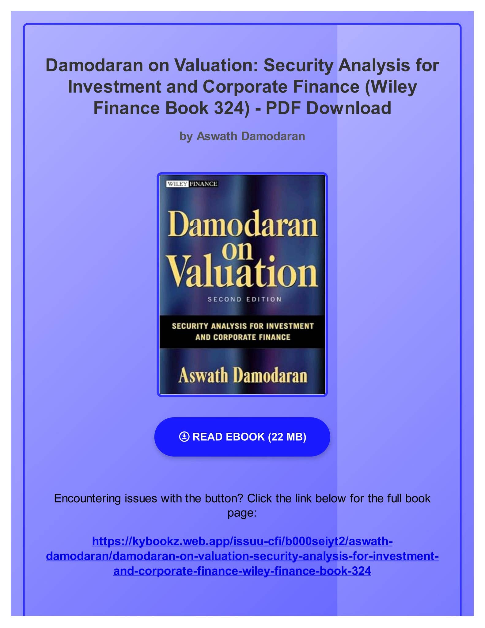 語学+参考書 Damodaran on Valuation: Security Analysis for Investment and Corporate Finance (Wiley Finance) Amazon.com: Damodaran on Valuation: Security Analysis for