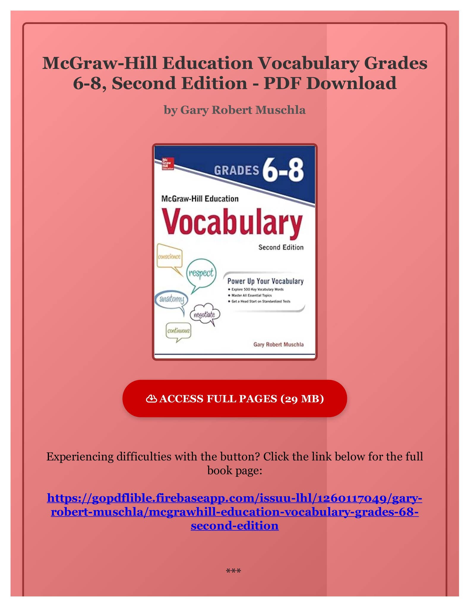 Distinction 6冊 + Vocabularist +2000 Ebook McGraw-Hill Education Vocabulary Grades 6-8, Second