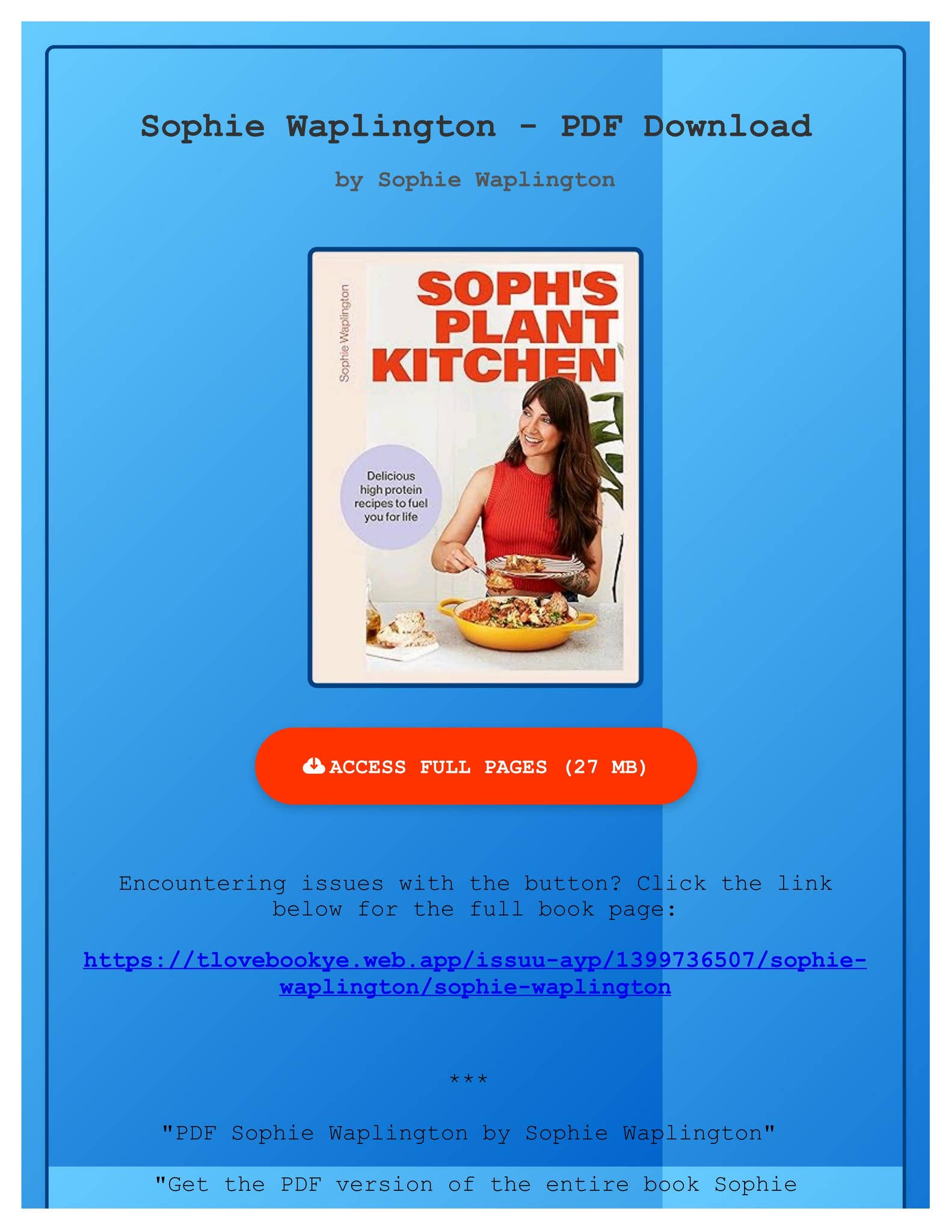 洋書 RECETTES POUR SOPHIE The Secret French Recipes of Sophie Valroux: Vérant