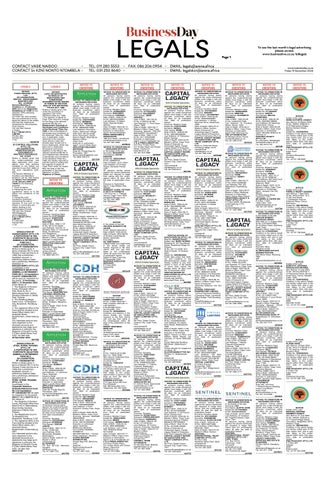 Business Day Legal Notices (November 15 2024)