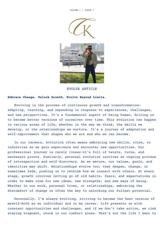 Evolve Article