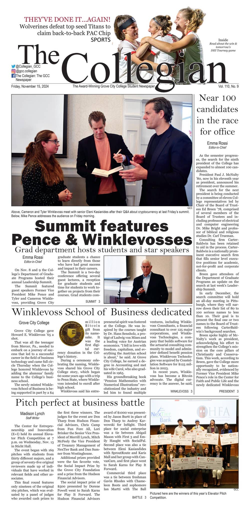 The Collegian, Nov. 15, 2024 by Grove City College - Issuu