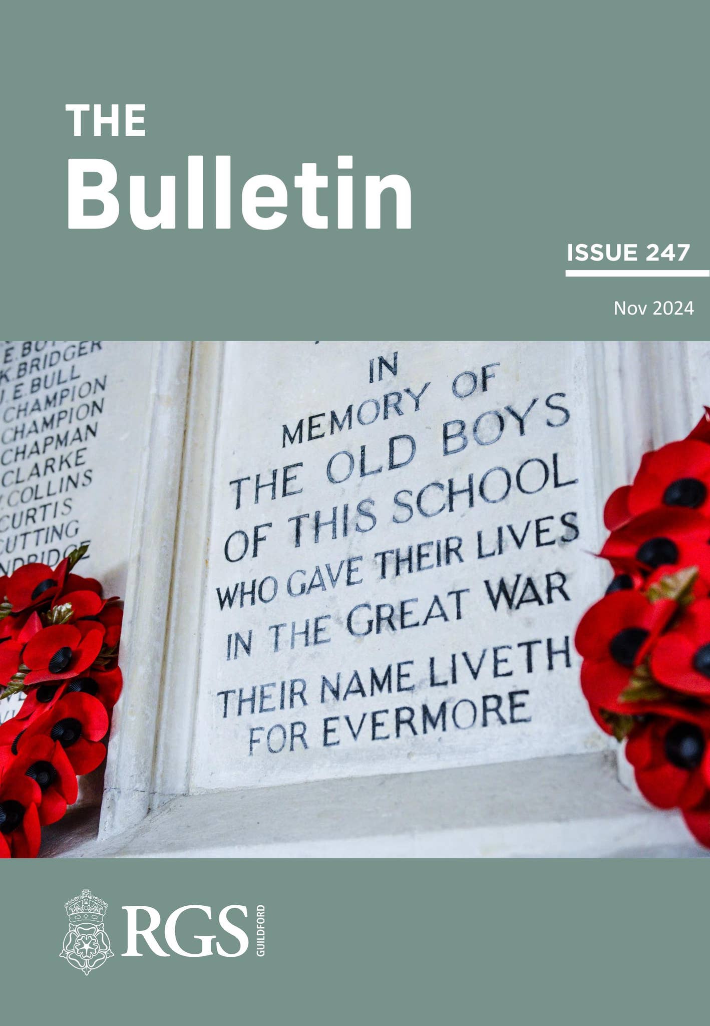 The Bulletin 247 by Royal Grammar School Guildford - Issuu