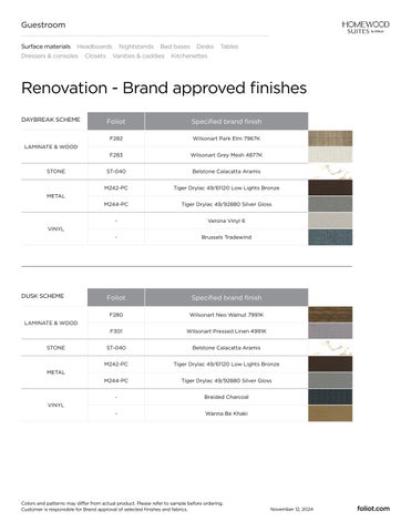 Homewood Suites Product 指南 第 3 页