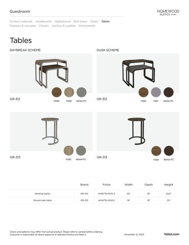 Homewood Suites Product 指南 第 8 页