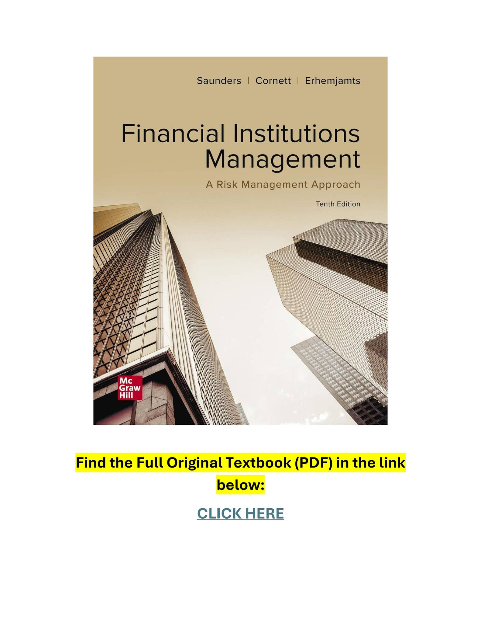 Financial Institutions Management A Risk Management Approach