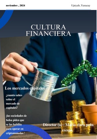 REVISTA DE MERCADOS DE CAPITALES POR MARÍA PEÑA.