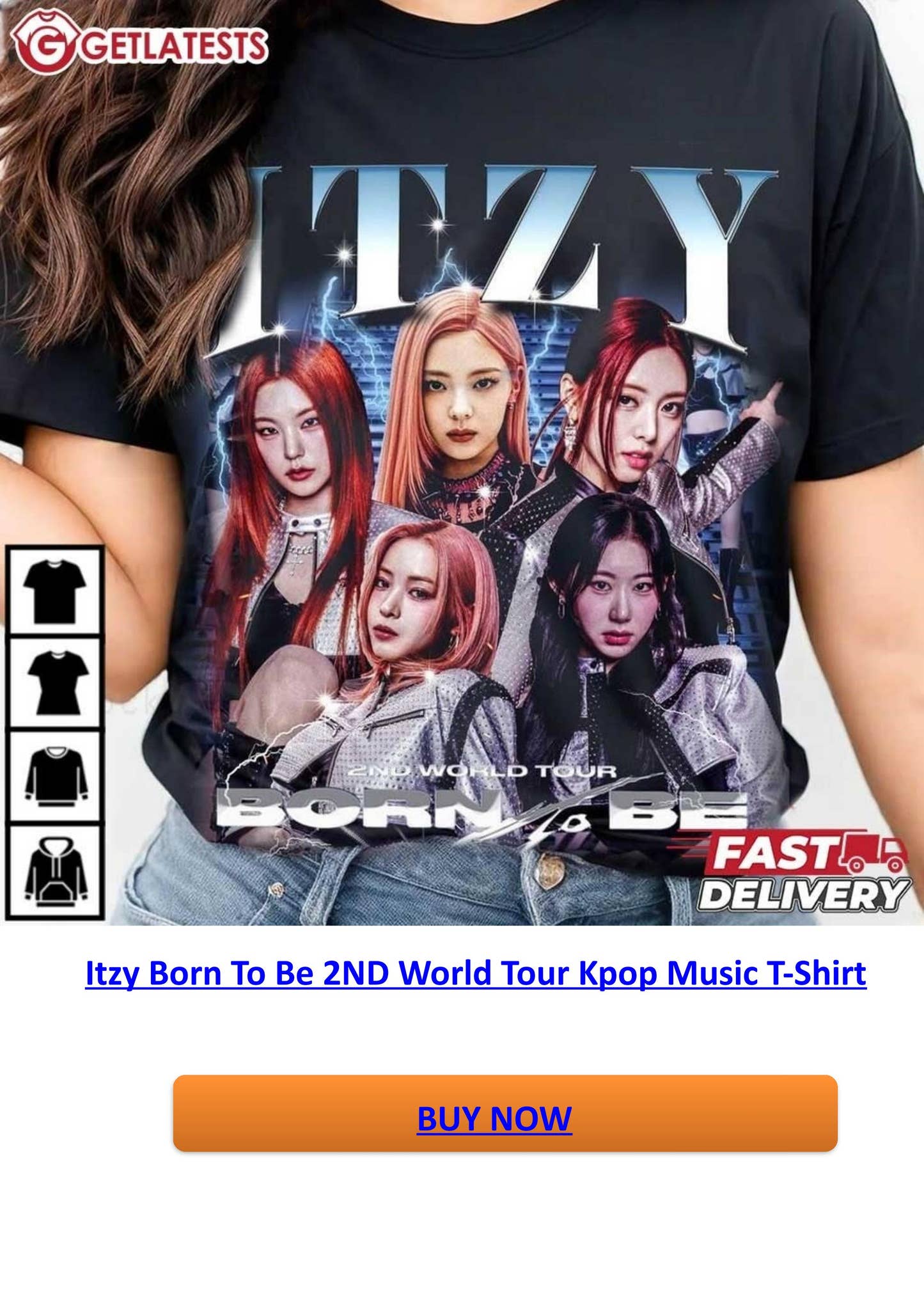 ITZY サイン入り tシャツ born to be ライブ イッジ ITZY サイン入り tシャツ born to be ライブ イッジ ITZY Born