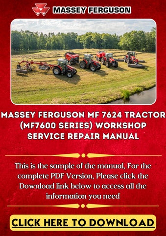Massey Ferguson MF 7624 限定版 Massey Ferguson 7624: Attachments, Specs, Price