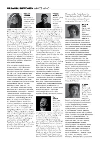 Urban Bush Women Program 册 第 11 页