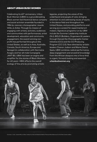 Urban Bush Women Program 册 第 5 页