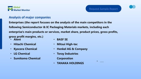 2030 - CAGR of 1.3% 灯饰目录 · 全球 Semiconductor × IC Packaging Materials Market Worth USD 2491.2 Million by 第 5 页