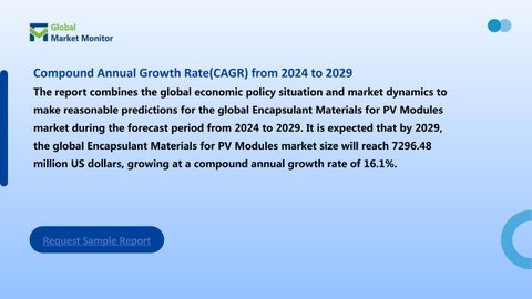 全球 Encapsulant Materials for PV Modules Market on the Rising Demand CAGR of 16.1% 第 3 页