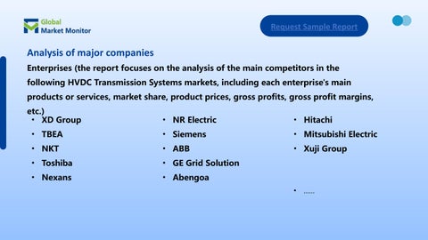 全球 HVDC Transmission Systems Market Scope 10.47% Market Cagr, Market Size and Growth 第 5 页