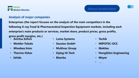 全球 X-ray Food × Pharmaceutical Inspection Equipment Market Scope 6.4% Market Cagr, Market Size a 第 5 页