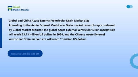 全球 Acute External Ventricular Drain Market to Grow at CAGR of 84.69% to Exceed USD 941.8 Million 第 2 页