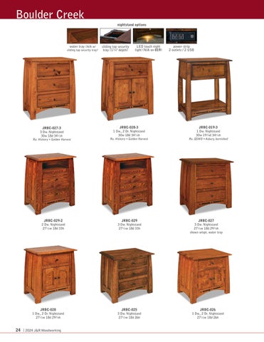 Amish Furniture Showcase J × R Woodworking 家具目录 2024 第 24 页