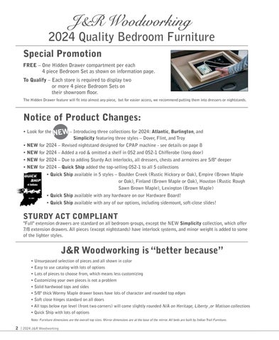 Amish Furniture Showcase J × R Woodworking 家具目录 2024 第 2 页