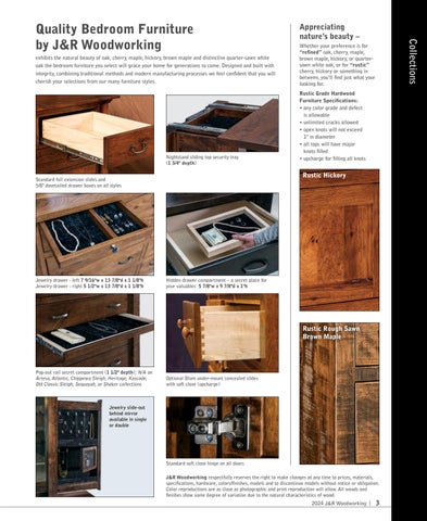 Amish Furniture Showcase J × R Woodworking 家具目录 2024 第 3 页