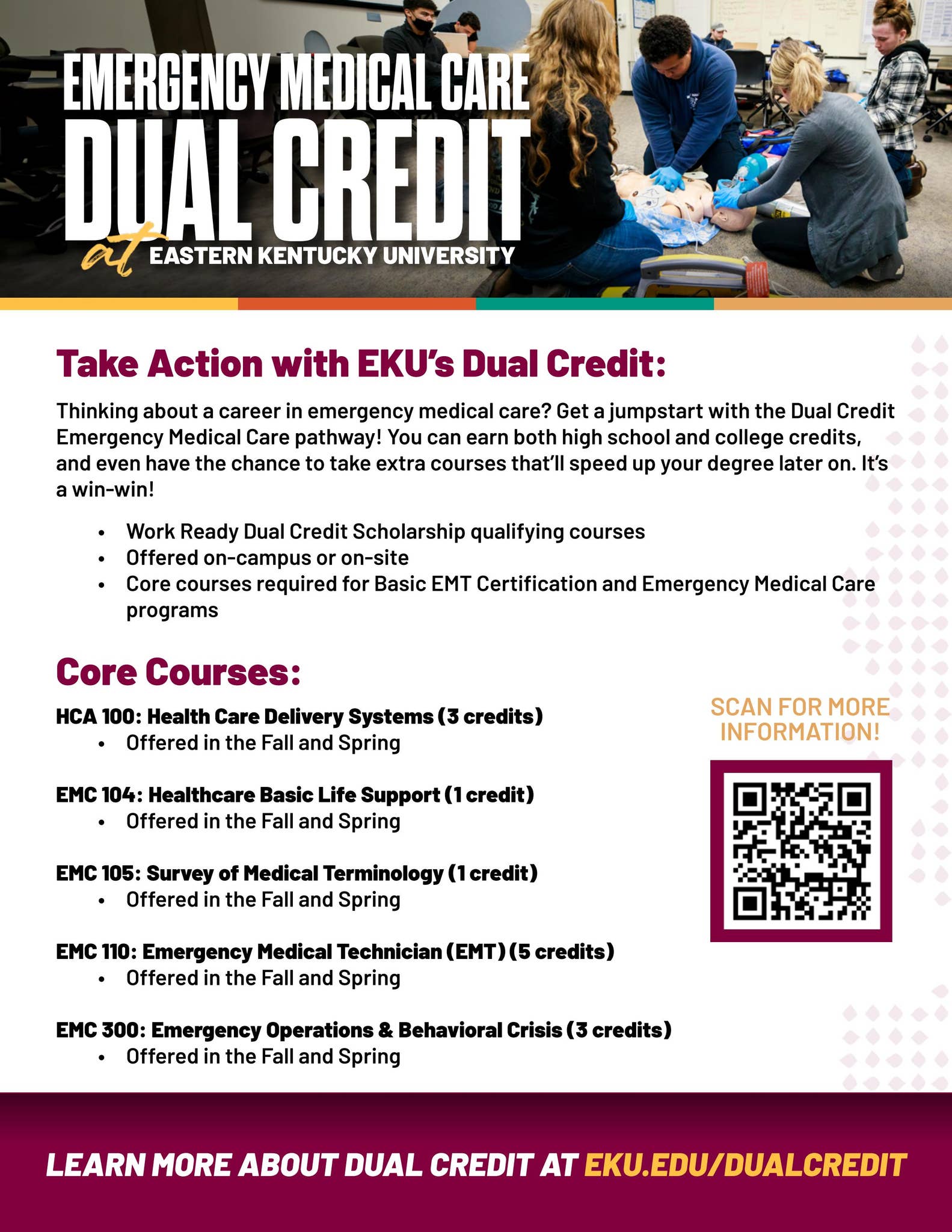 Emergency Medical Care Dual Credit Pathway by Eastern Kentucky ...