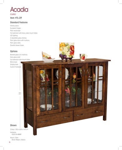 Amish Furniture Showcase Townline 家具 2024 目录 第 6 页