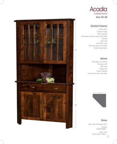Amish Furniture Showcase Townline 家具 2024 目录 第 7 页
