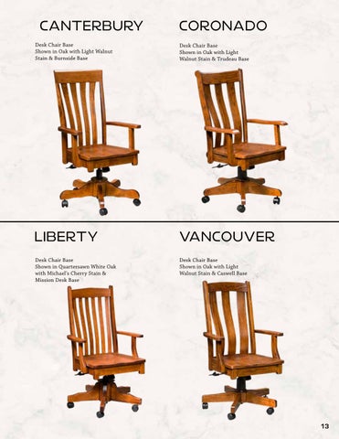 Amish Furniture Showcase Artisan Chairs 2024 家具目录 第 13 页