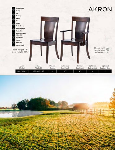 Amish Furniture Showcase Artisan Chairs 2024 家具目录 第 17 页