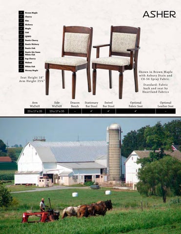 Amish Furniture Showcase Artisan Chairs 2024 家具目录 第 23 页