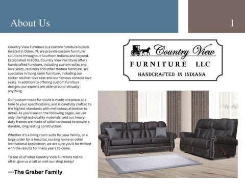 Amish Furniture Showcase Country View 家具 2024 目录 第 3 页