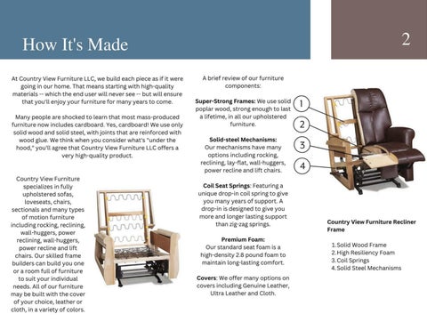Amish Furniture Showcase Country View 家具 2024 目录 第 4 页