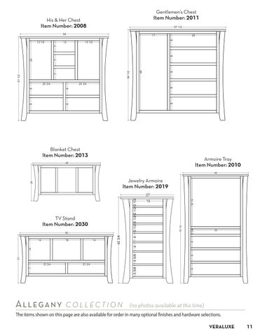 Amish Furniture Showcase Veraluxe 2024 家具目录 第 11 页