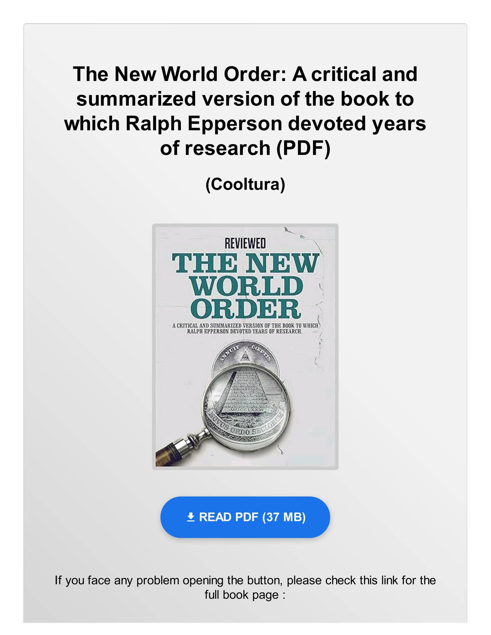 The New World Order By A Ralph Epperson Pdf Ebook_The_New_World_Order_A_critical_and_summarized_version_of_the_book