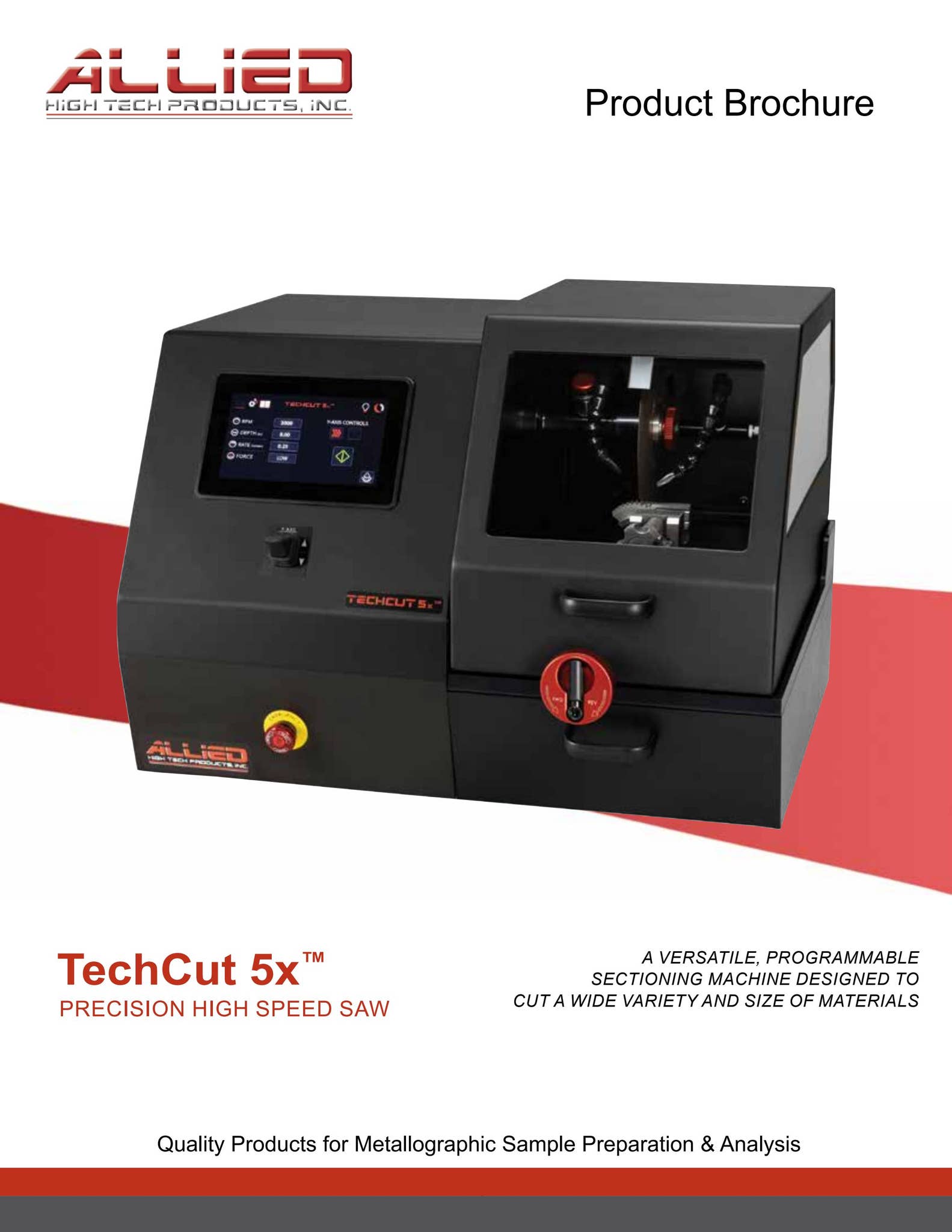 TechCut 5x™ Precision High Speed Saw Brochure by Allied High Tech ...
