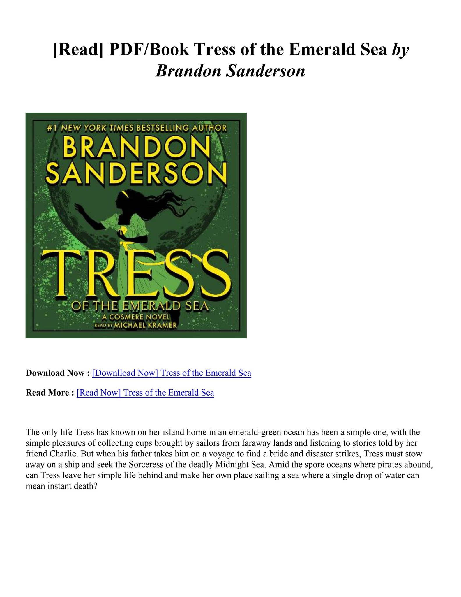 文学・小説 Tress of the Emerald Sea 文学・小説 Tress of the Emerald Sea Tress of the Emerald Sea