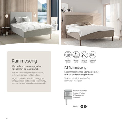 Wonderland beds 家具目录 · Brosjyre Møbelringen kolleksjon 第 14 页