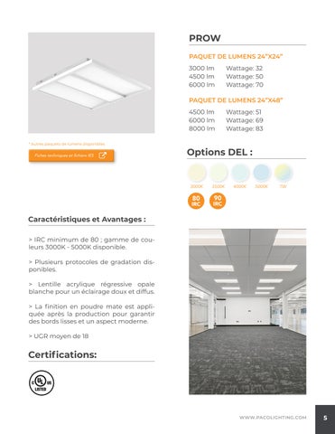 PACO-Luminaires encastrés architecturaux 第 5 页