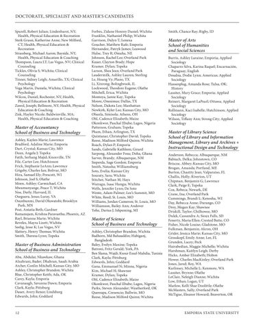 Emporia State University 冬季 2024 Commencement 第 12 页