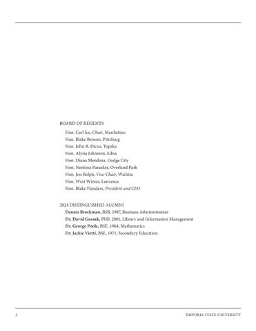 Emporia State University 冬季 2024 Commencement 第 2 页