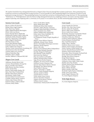 Emporia State University 冬季 2024 Commencement 第 5 页