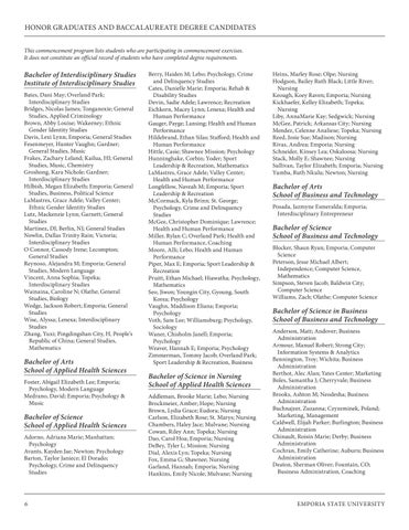 Emporia State University 冬季 2024 Commencement 第 6 页
