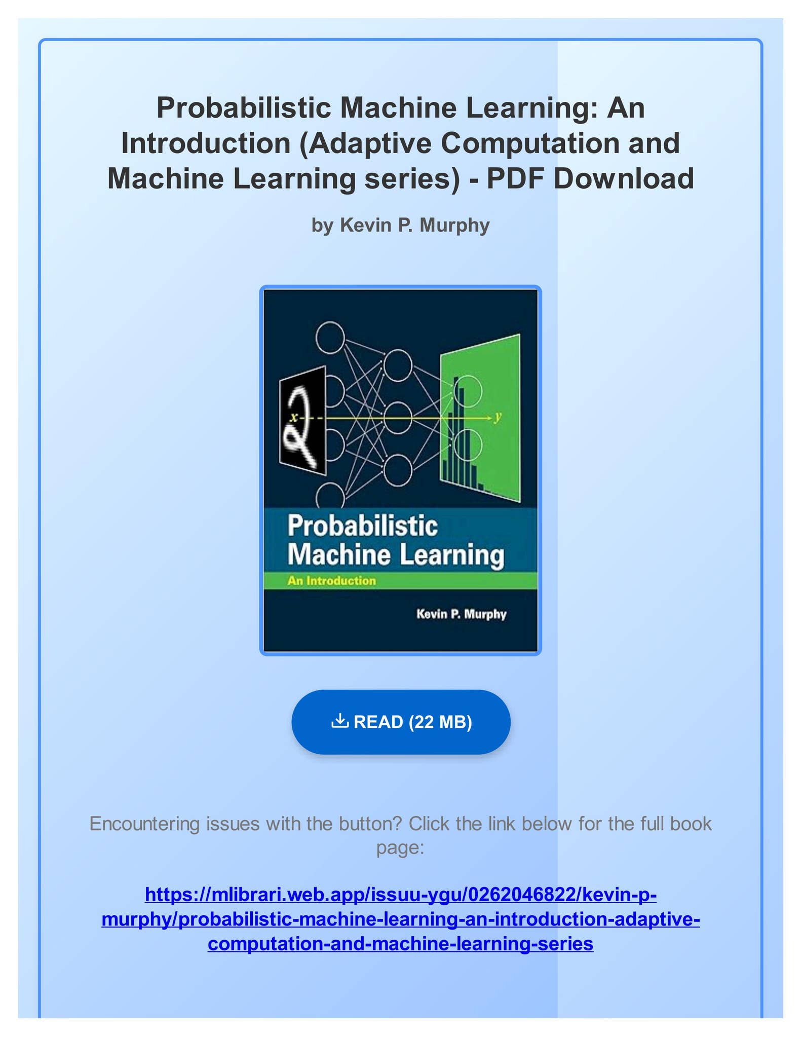 コンピュータ・IT Probabilistic Machine Learning: An Intro Probabilistic Machine Learning: An Introduction: Murphy
