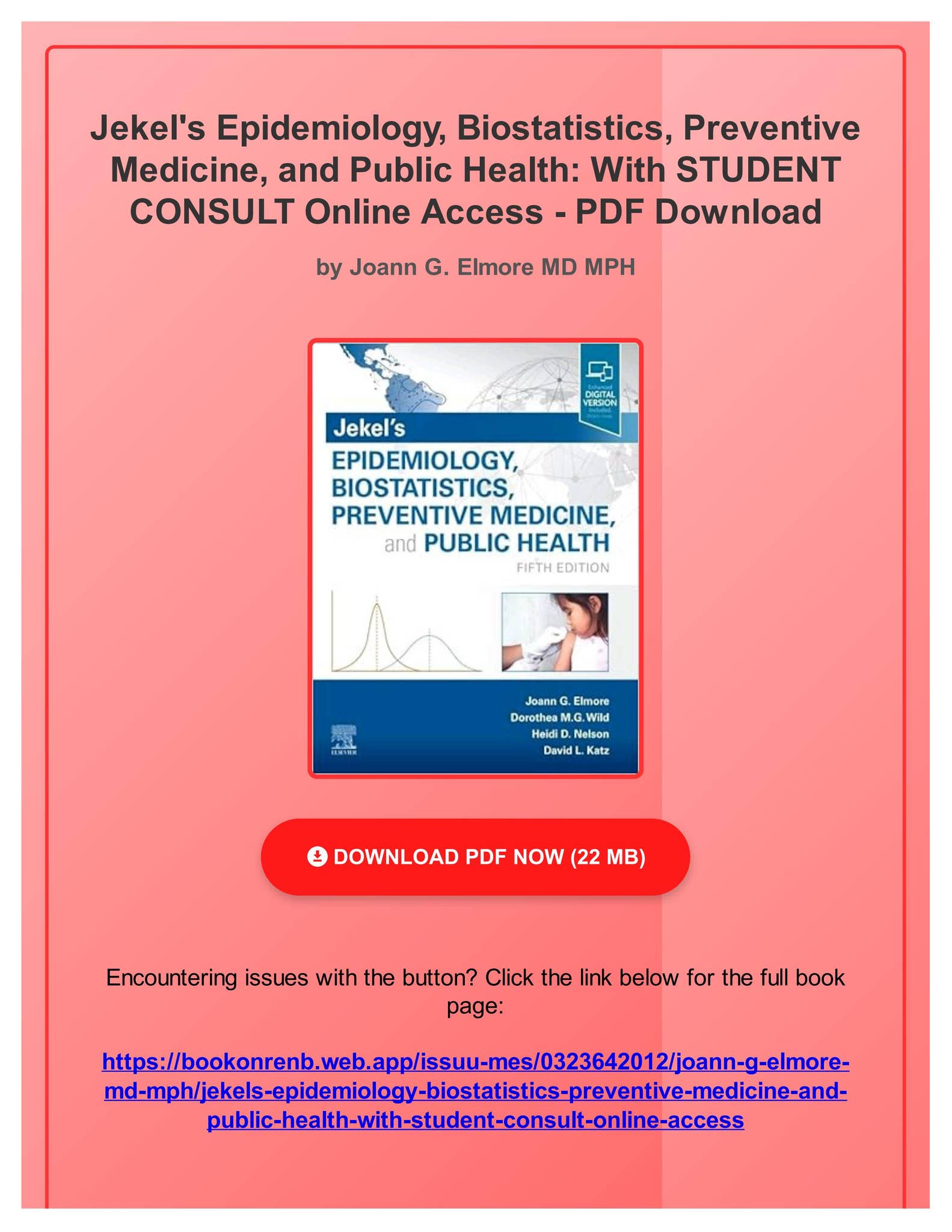 Free PDF) Jekel's Epidemiology, Biostatistics