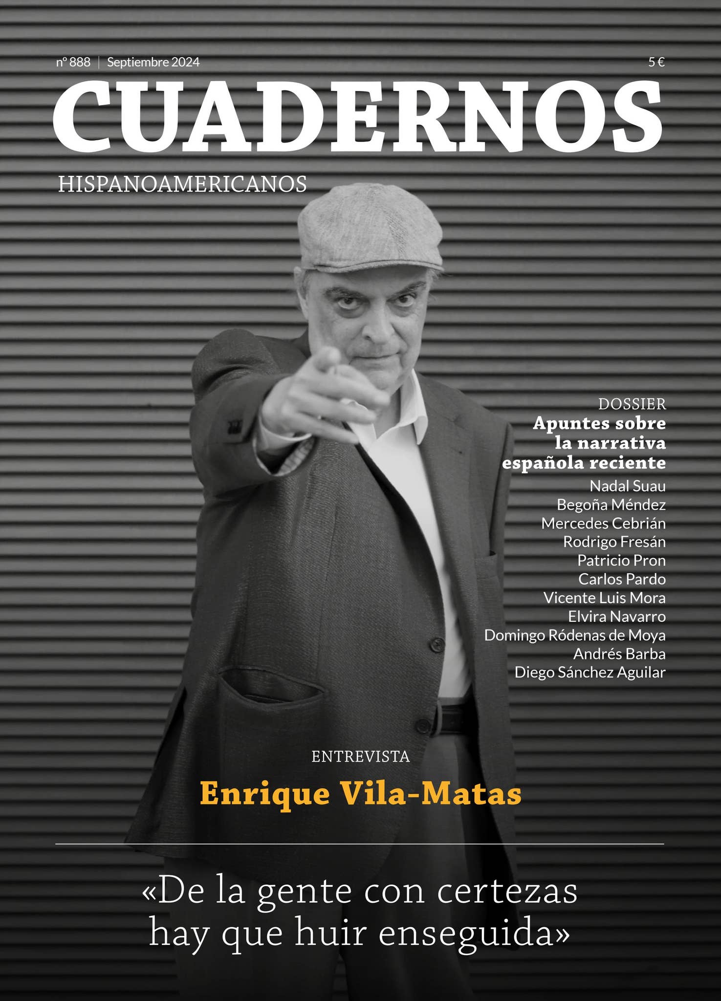 Cuadernos Hispanoamericanos, Septiembre 2024 nº 888 by AECID PUBLICACIONES  - Issuu, image size:1475x2048