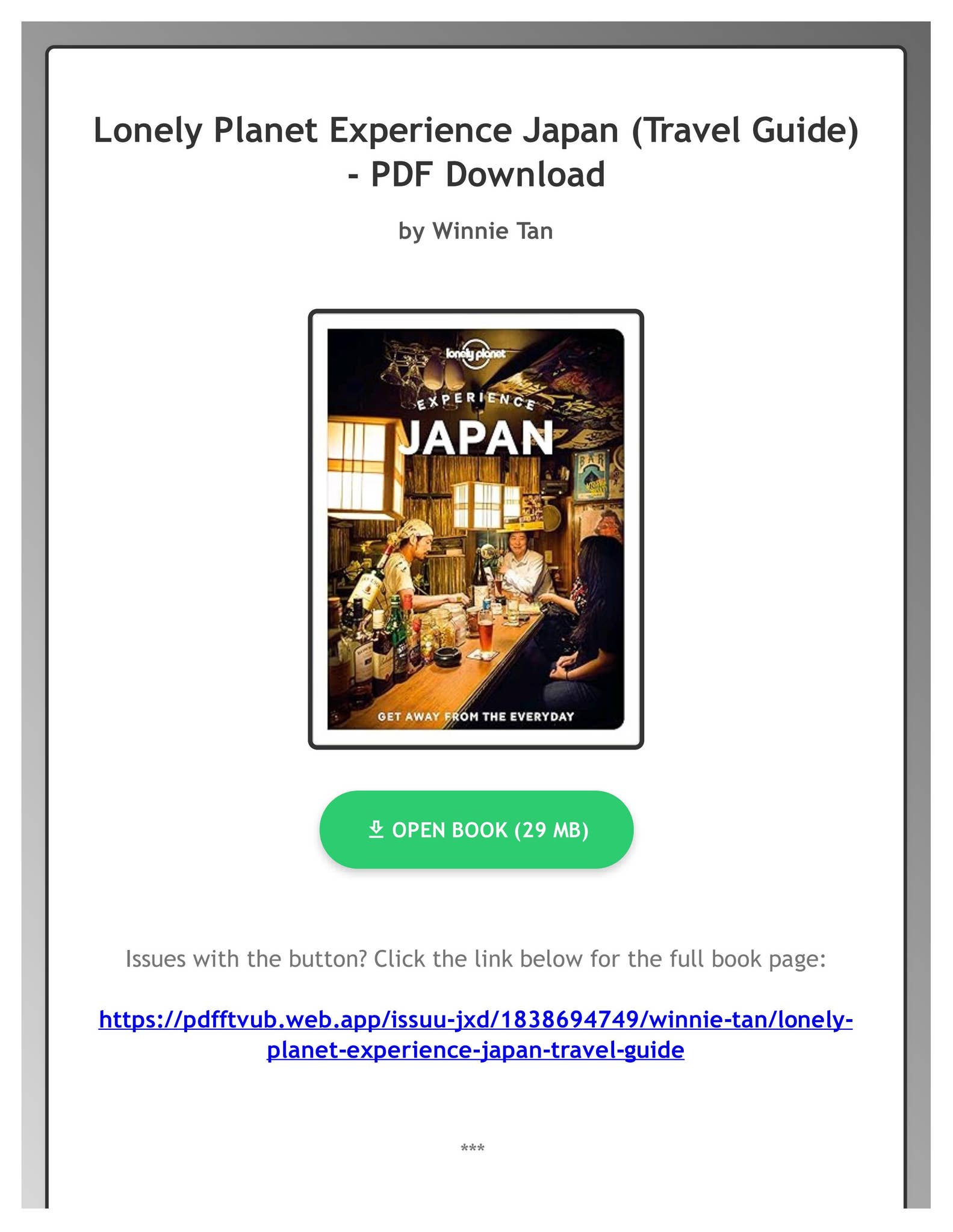 語学+参考書 Lonely Planet Japan (Travel Guide) Amazon.com: Lonely Planet Japan (Travel Guide) eBook
