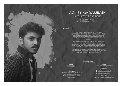 AGNEY MADAMBATH I ARCHITECTURE PORTFOLIO I 2021-2024 第 2 页