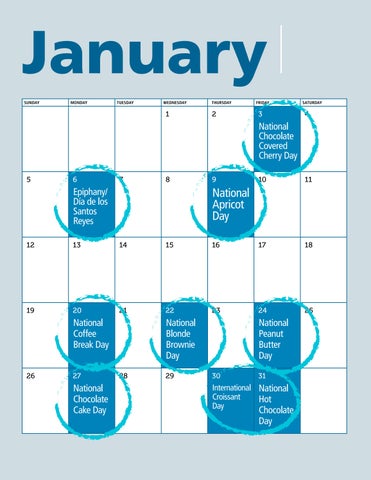 January Alliday calendar US by dawnfoods7 - Issuu