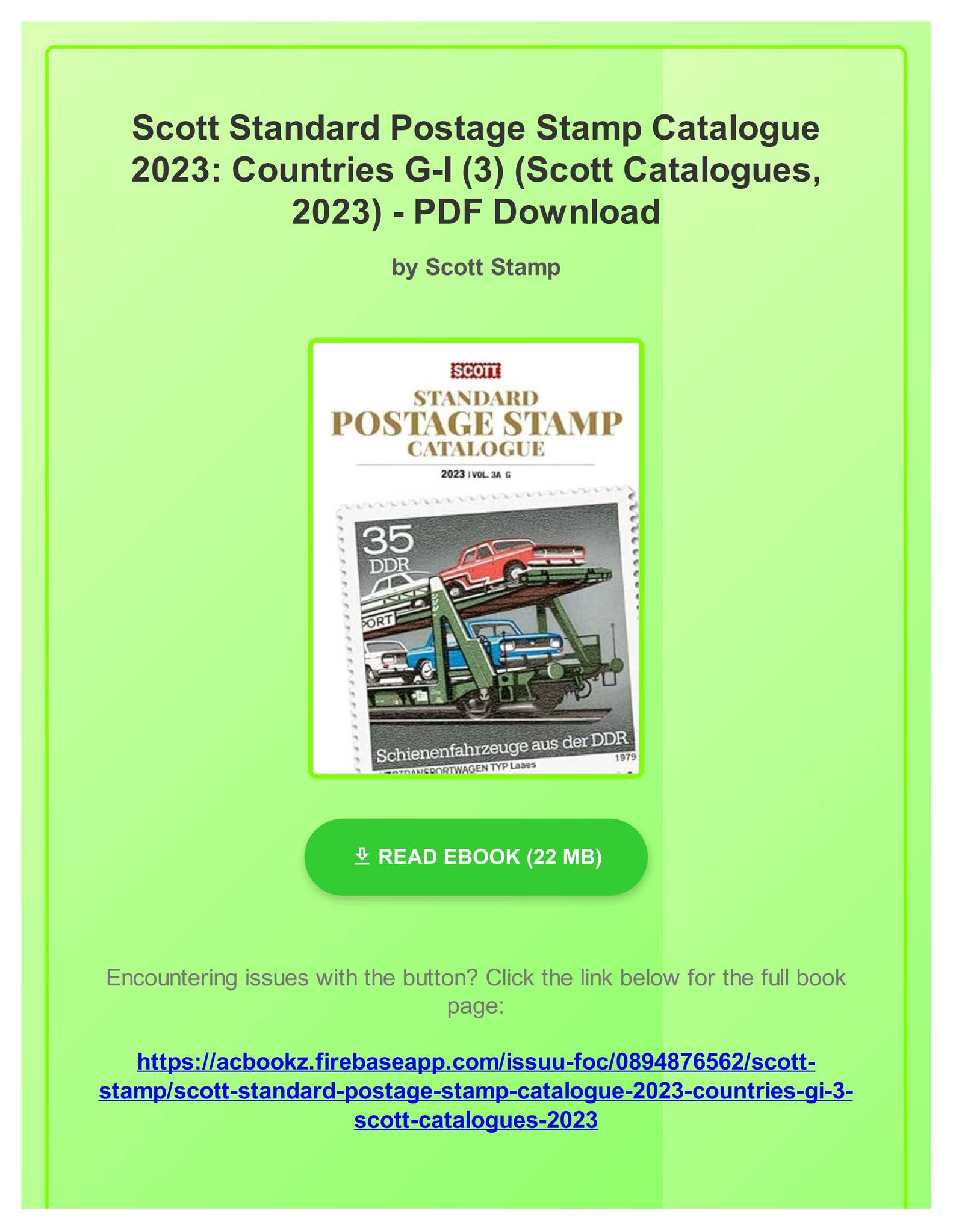 洋書 scott standard postage stamp catalogue Ebook Scott Standard Postage Stamp Catalogue 2023: Countries