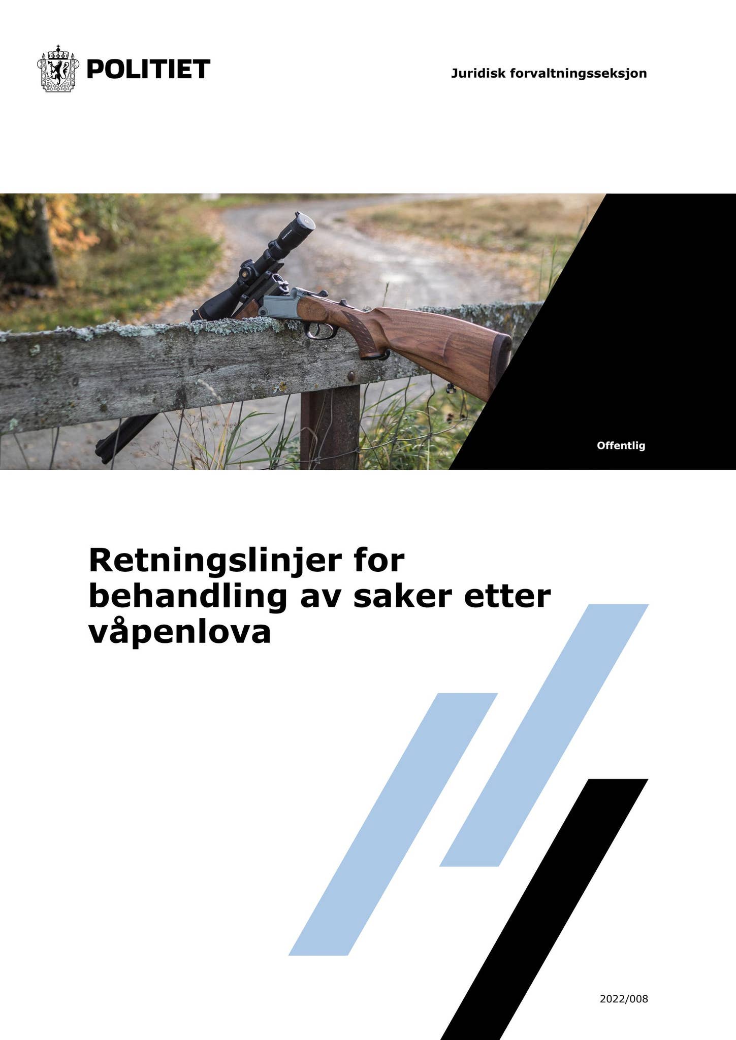 Retningslinjer for behandling av saker etter våpenlova (2022) by Det  frivillige Skyttervesen - Issuu, image size:1449x2048